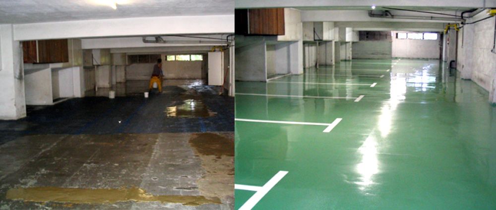 Reparación de solera de hormigón y construcción de recrecido para garaje en San Sebastián